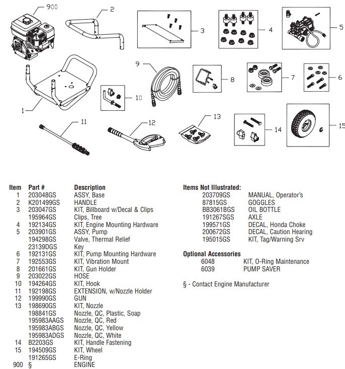 Diamond 020307-1 parts List